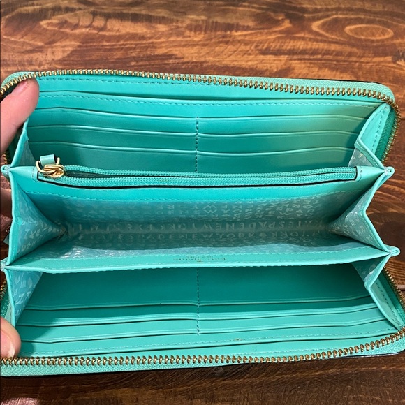 Kate Spade Aqua Leather Wallet - Picture 15 of 16